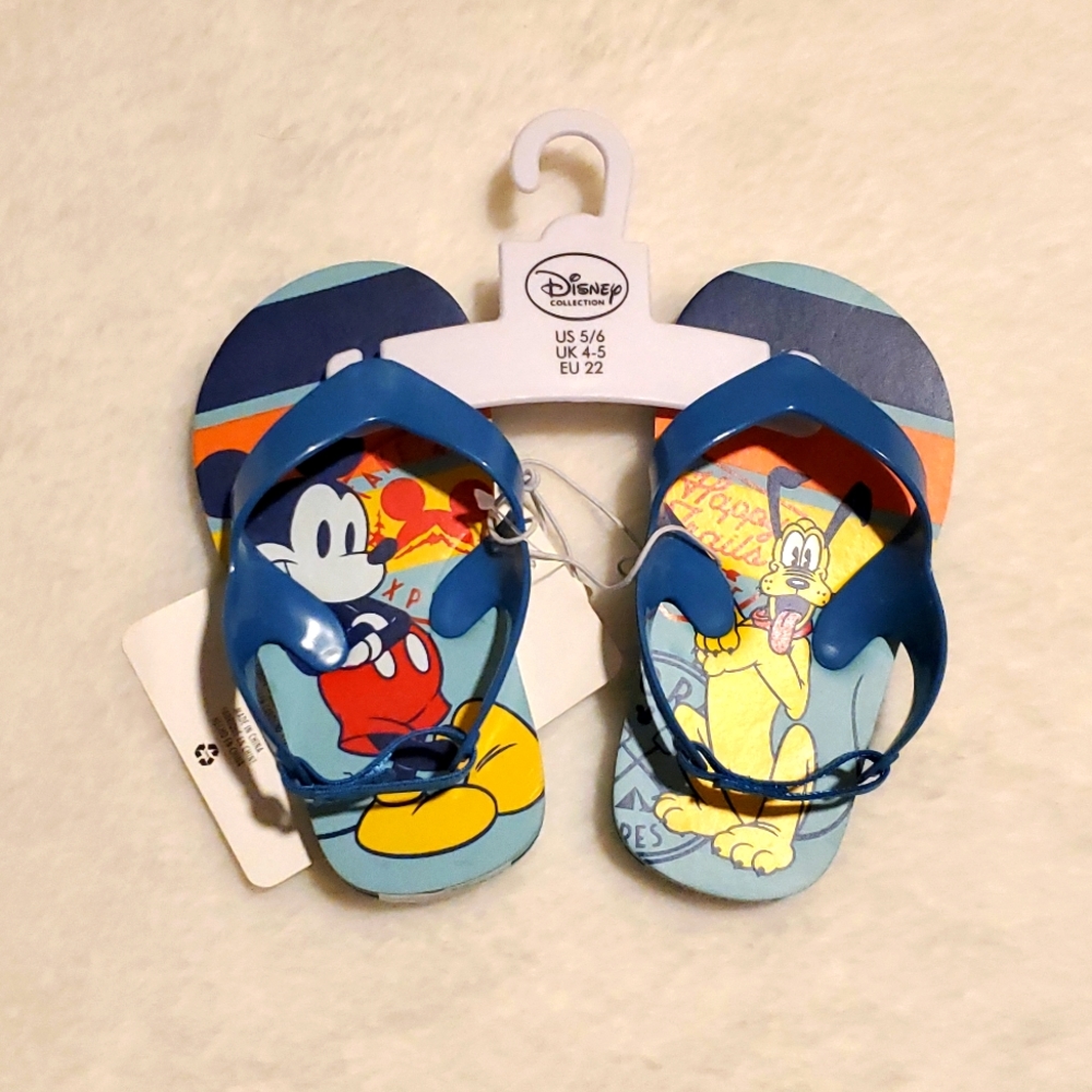 NWT Disney Collection Toddler Flip Flops
